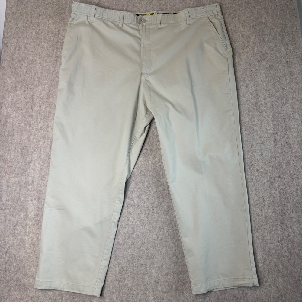 NWT Lee Extreme Comfort Straight Fit Pants Mens 50x30 Khaki Performance Chino